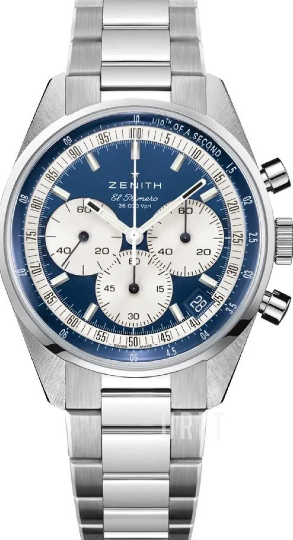 El Primero Blå/Stål Ø38 mm