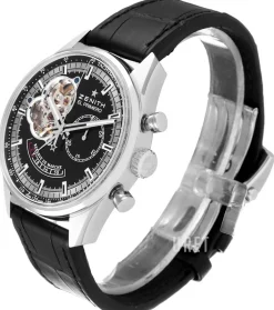 El Primero Chronomaster Svart/Läder Ø42 mm