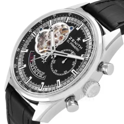 El Primero Chronomaster Svart/Läder Ø42 mm