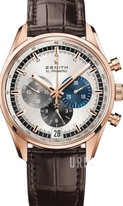 El Primero Silverfärgad/Gummi Ø42 mm