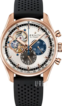 El Primero Silverfärgad/Gummi Ø42 mm