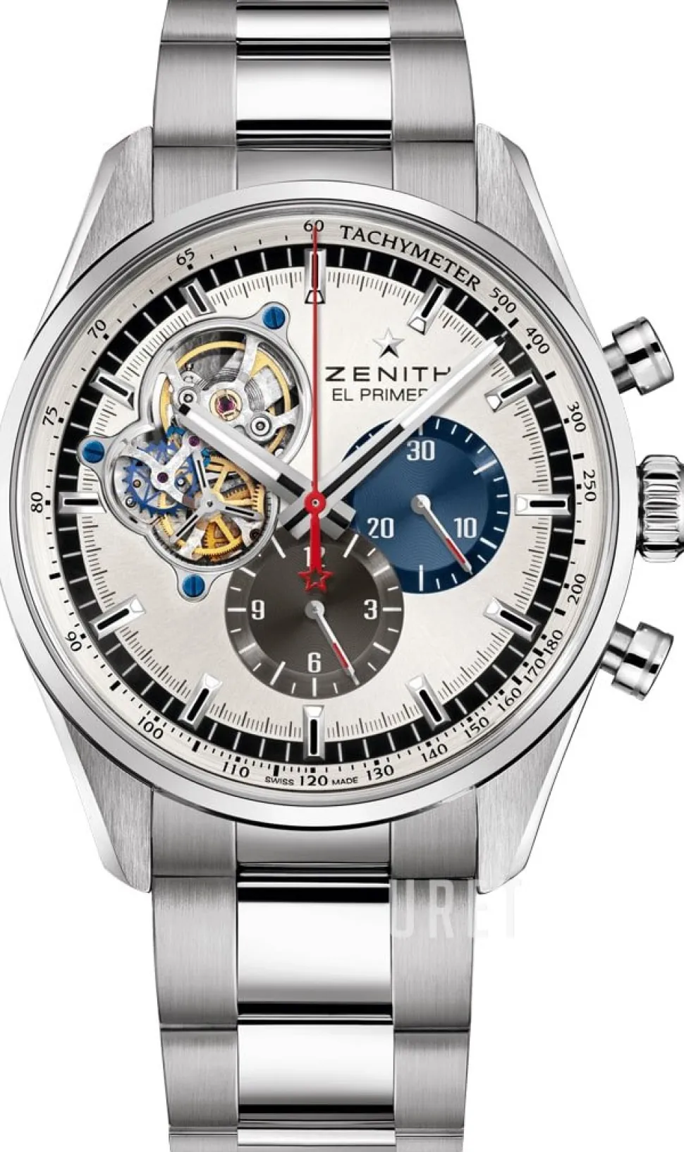 El Primero Silverfärgad/Stål Ø42 mm