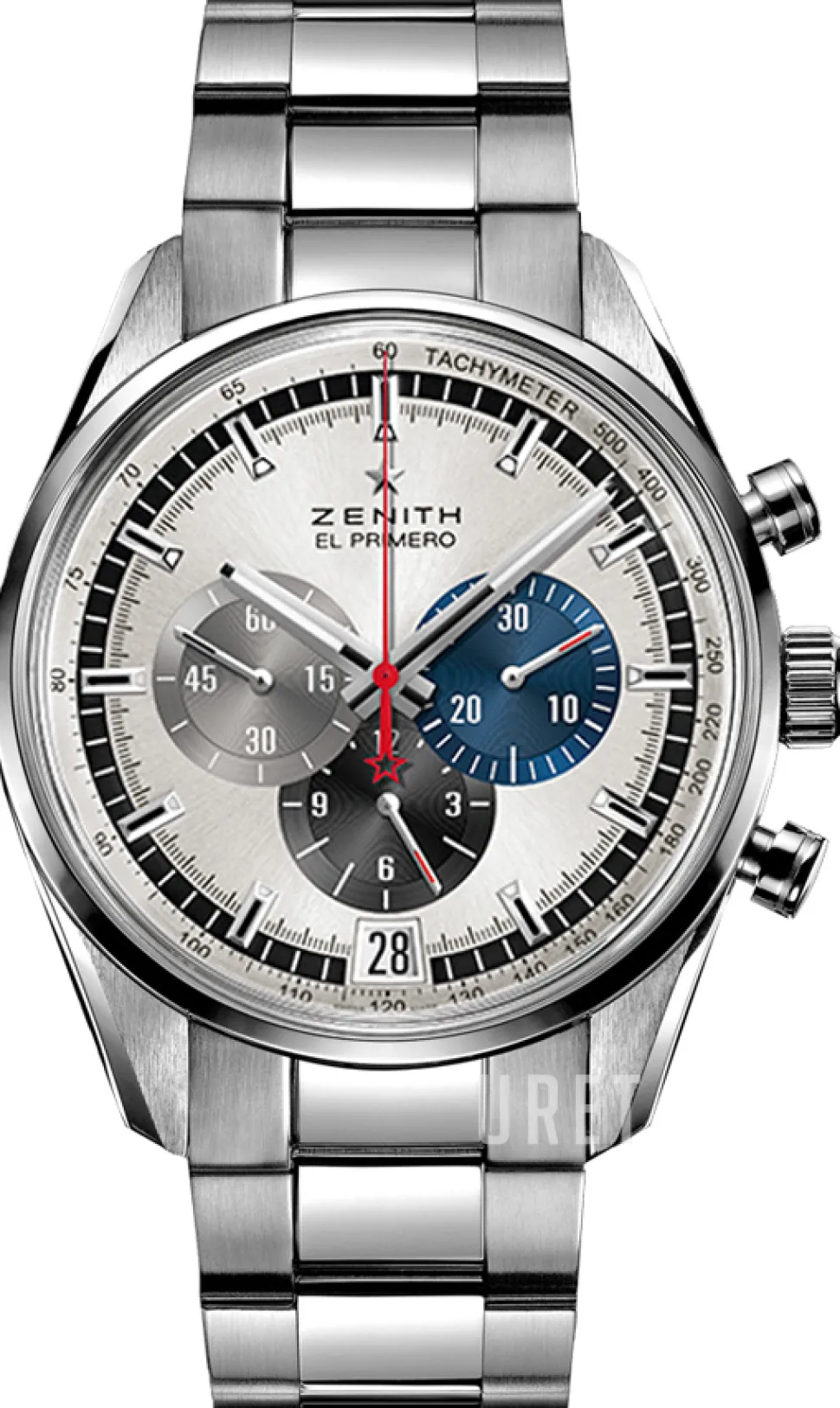 El Primero Silverfärgad/Stål Ø42 mm