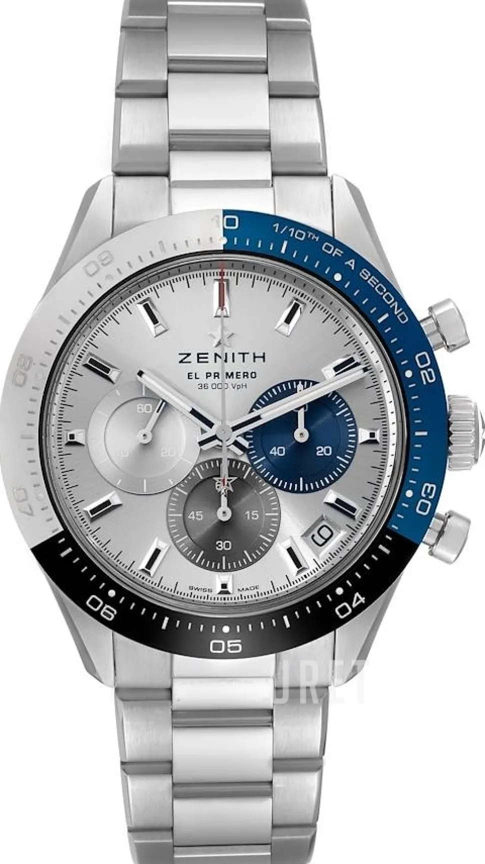 El Primero Silverfärgad/Stål Ø41 mm