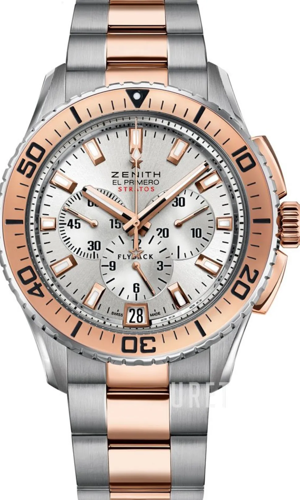 El Primero Silverfärgad/Stål Ø45.5 mm