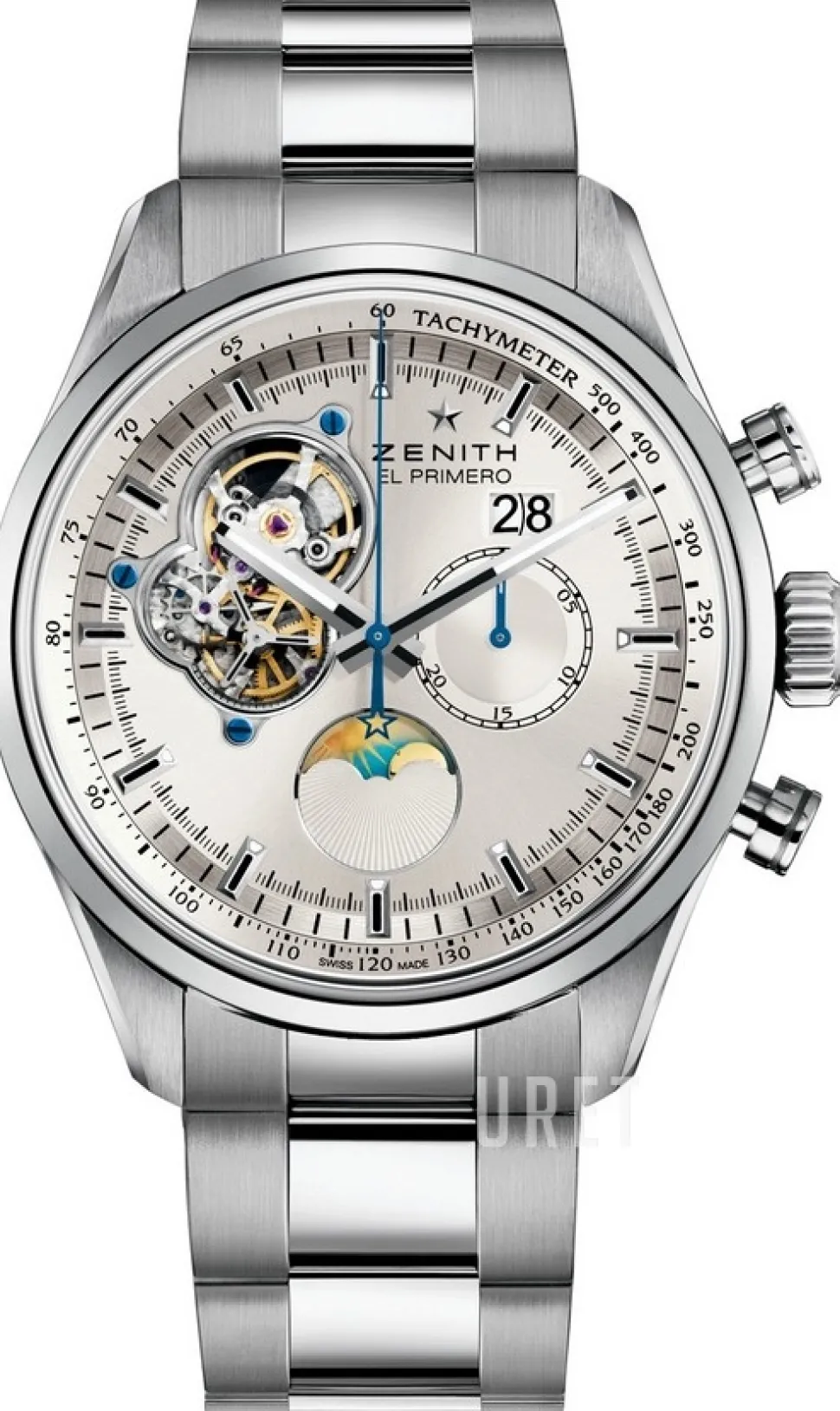 El Primero Silverfärgad/Stål Ø45 mm