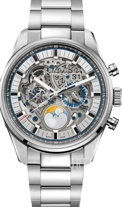 El Primero Skelettskuren/Stål Ø45 mm