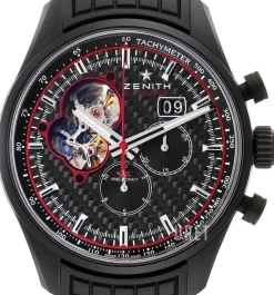 El Primero Svart/Gummi Ø45 mm