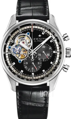 El Primero Svart/Läder Ø42 mm