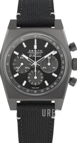 El Primero Svart/Läder Ø37 mm