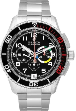 El Primero Svart/Stål Ø45 mm