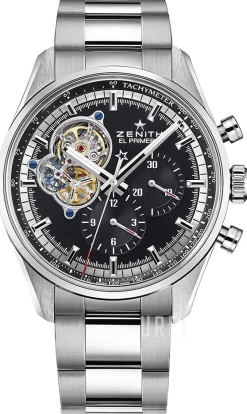 El Primero Svart/Stål Ø42 mm