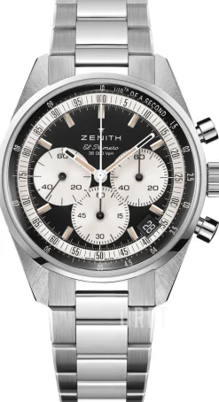 El Primero Svart/Stål Ø38 mm