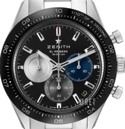 El Primero Svart/Stål Ø41 mm