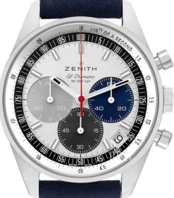 El Primero Vit/Läder Ø38 mm