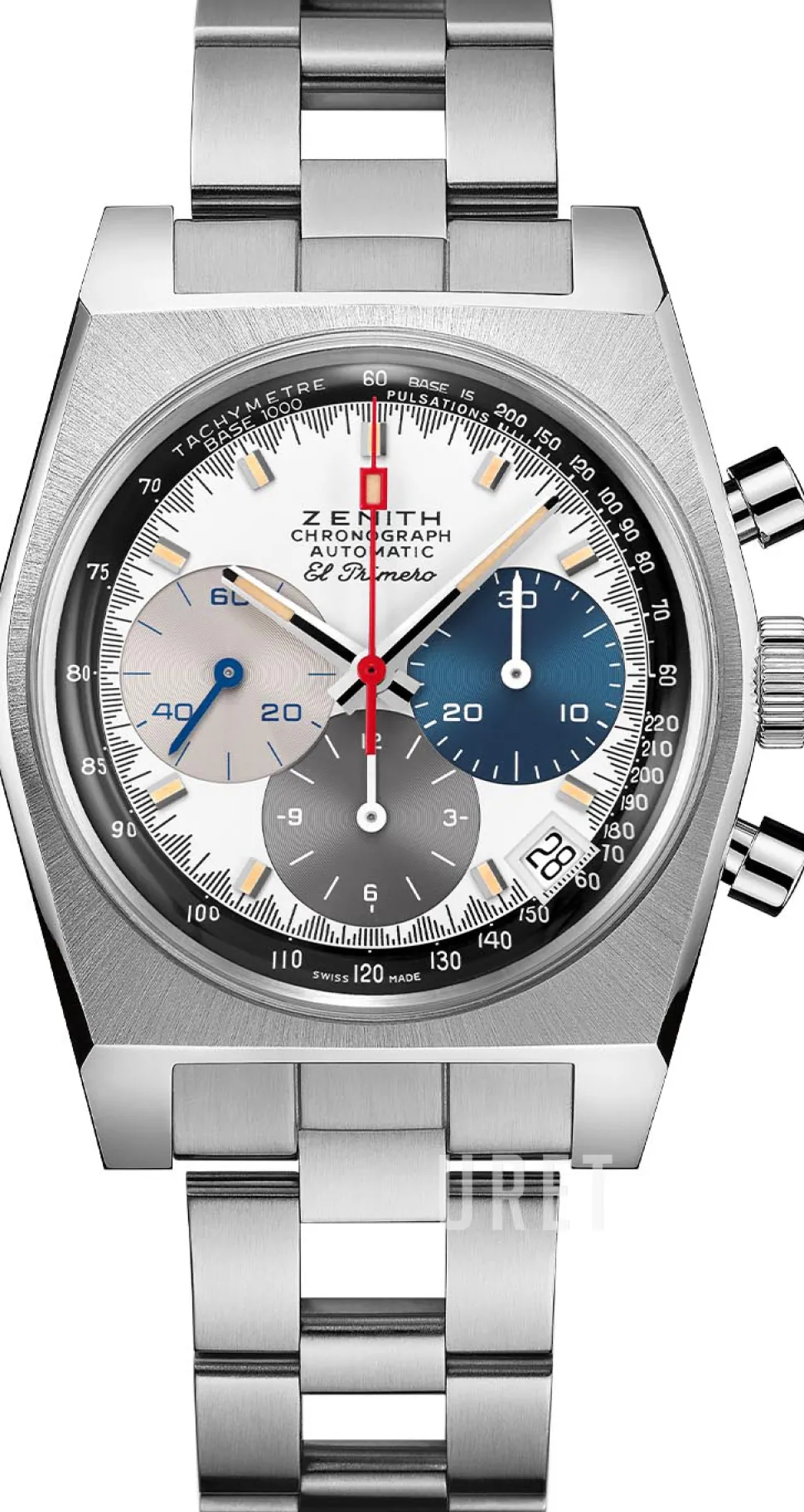 El Primero Vit/Stål Ø37 mm