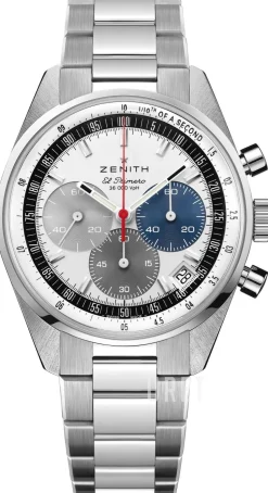 El Primero Vit/Stål Ø38 mm