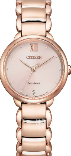 Elegance Roséguldstonad/Roséguldstonat stål Ø28 mm