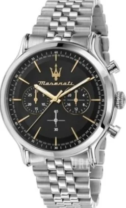 Epoca Svart/Stål Ø42 mm