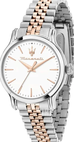 Epoca Vit/Roséguldstonat stål Ø34 mm