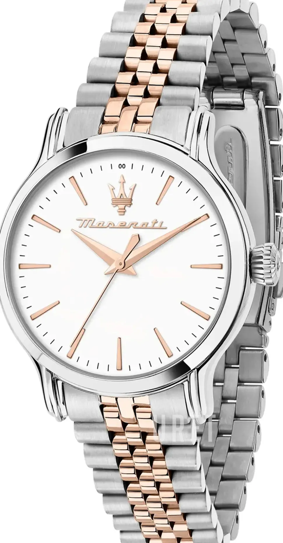 Epoca Vit/Roséguldstonat stål Ø34 mm