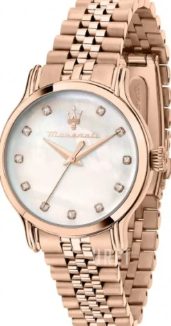 Epoca Vit/Roséguldstonat stål Ø34 mm