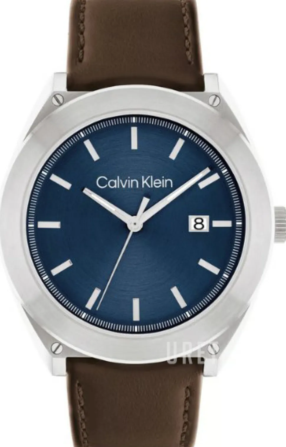 Essentials Blå/Läder Ø44 mm