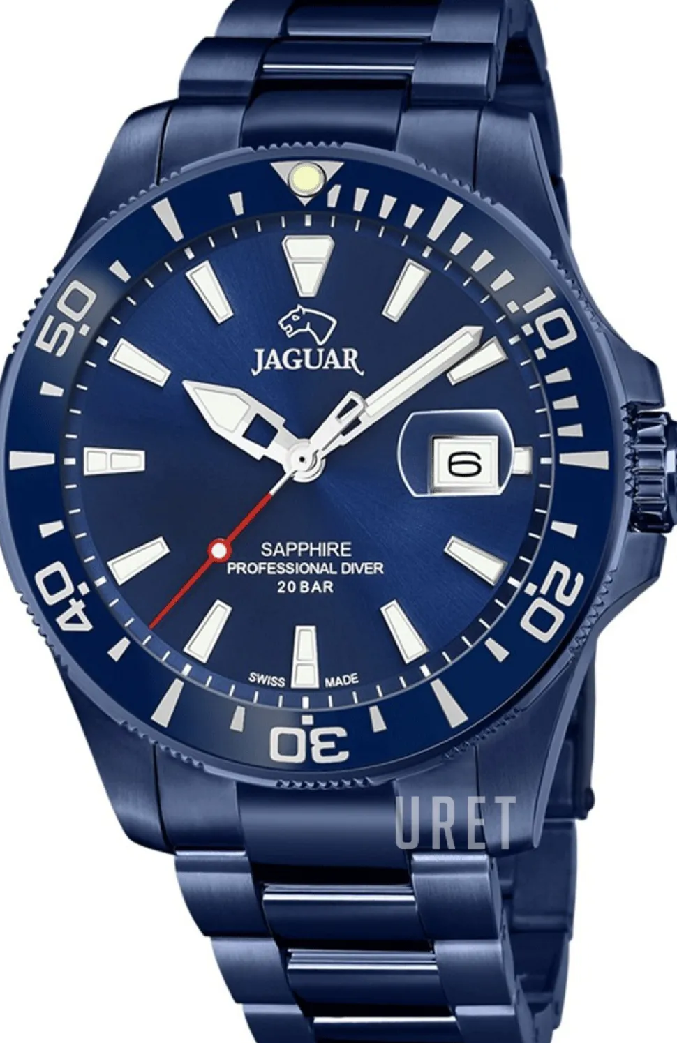 Executive Blå/Stål Ø43.5 mm