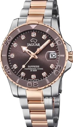 Executive Brun/Roséguldstonat stål Ø34 mm