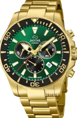 Executive Grön/Gulguldtonat stål Ø43.5 mm