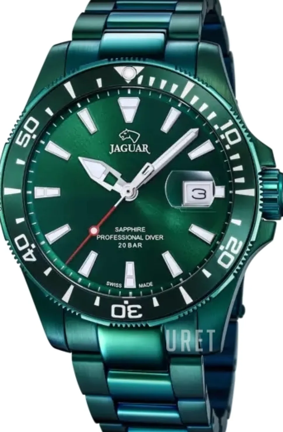 Executive Grön/Stål Ø44.5 mm