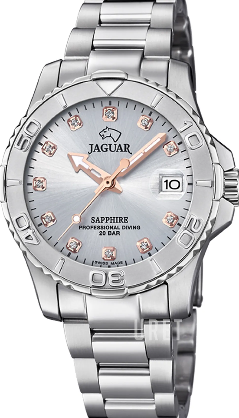 Executive Silverfärgad/Stål Ø34 mm