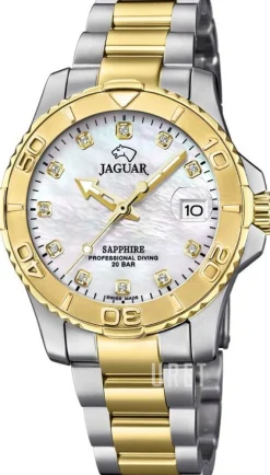 Executive Vit/Gulguldtonat stål Ø34 mm