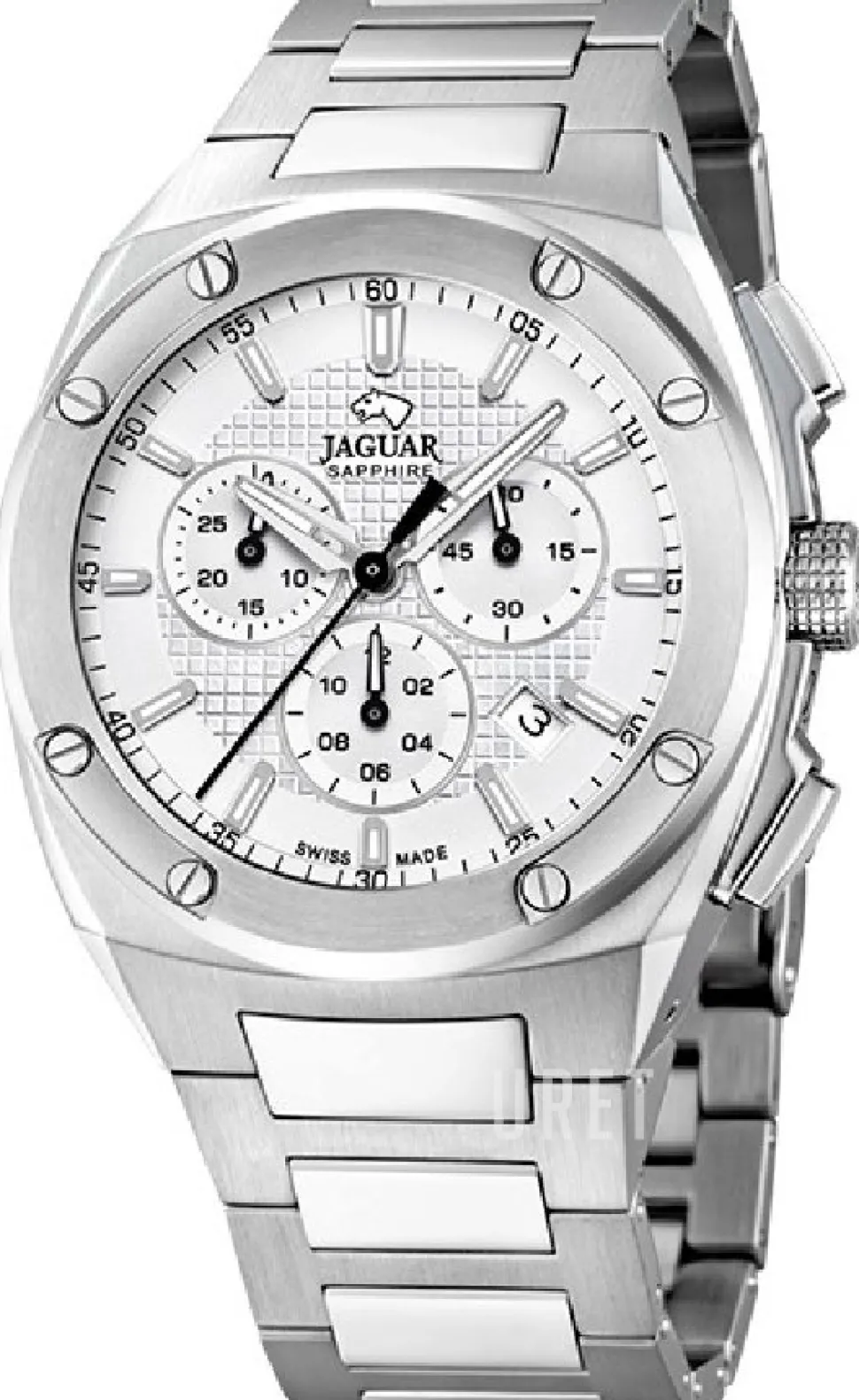 Executive Vit/Stål Ø44.5 mm