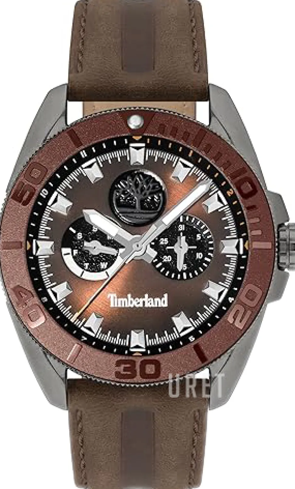 Fairhill Brun/Läder Ø44 mm