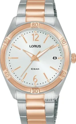 Fashion Silverfärgad/Roséguldstonat stål Ø34 mm