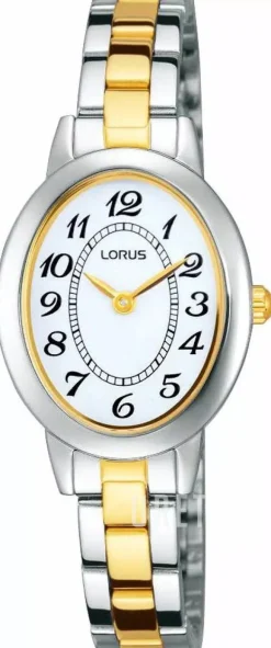 Fashion Vit/Gulguldtonat stål Ø23 mm