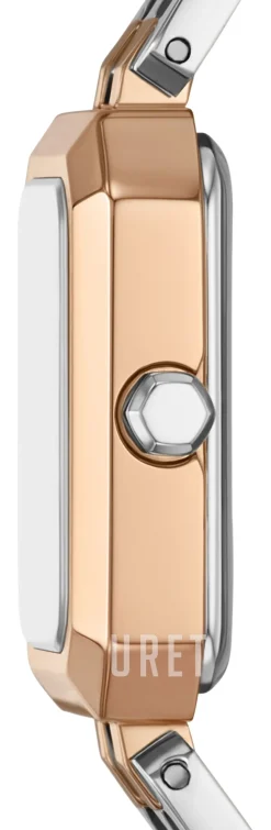 Faye Silverfärgad/Roséguldstonat stål Ø27 mm