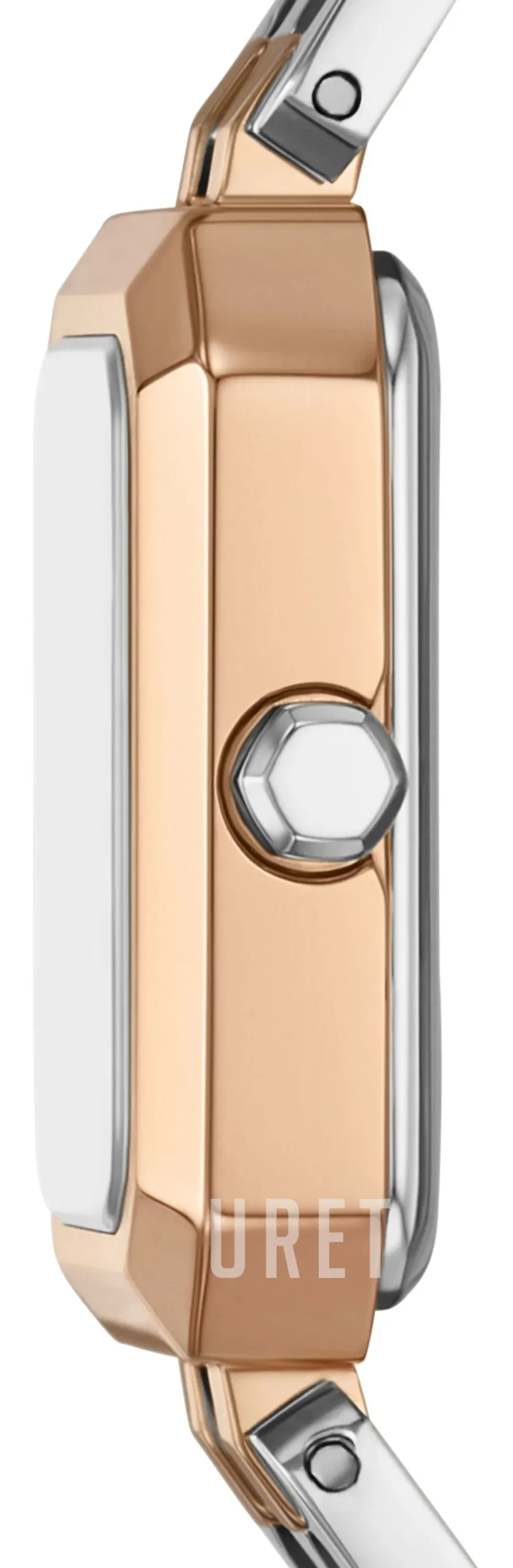 Faye Silverfärgad/Roséguldstonat stål Ø27 mm