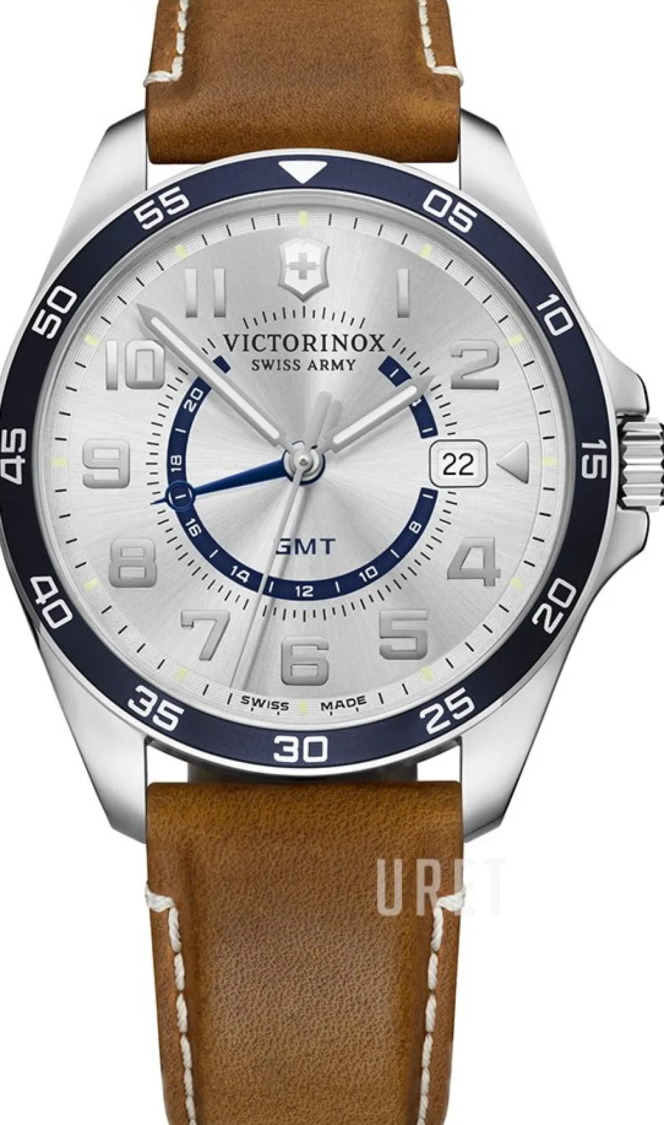 Fieldforce Silverfärgad/Läder Ø42 mm