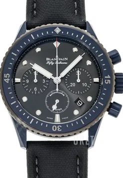 Fifty Fathoms Grå/Läder Ø43.6 mm