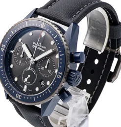 Fifty Fathoms Grå/Läder Ø43.6 mm