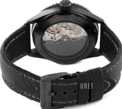 Fifty Fathoms Svart/Läder Ø43.6 mm