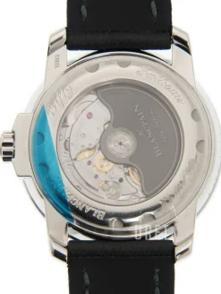 Fifty Fathoms Svart/Läder Ø40.3 mm