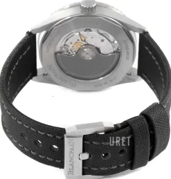 Fifty Fathoms Svart/Läder Ø38 mm