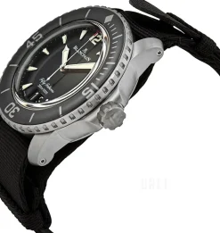 Fifty Fathoms Svart/Textil Ø45 mm