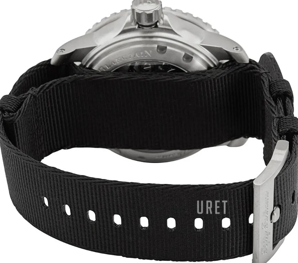 Fifty Fathoms Svart/Textil Ø45 mm