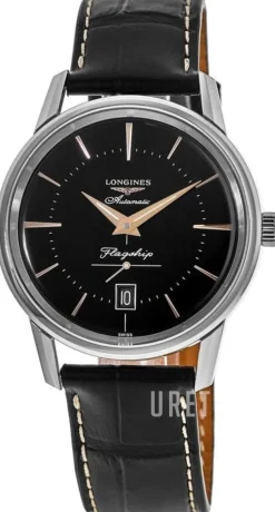 Flagship Heritage Svart/Läder Ø38.5 mm