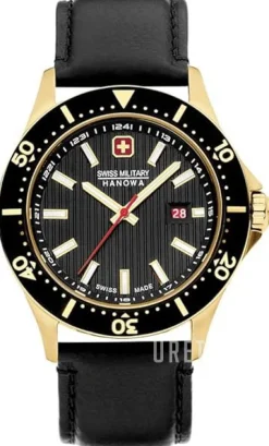 Flagship X Svart/Läder Ø42 mm