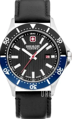 Flagship X Svart/Läder Ø42 mm